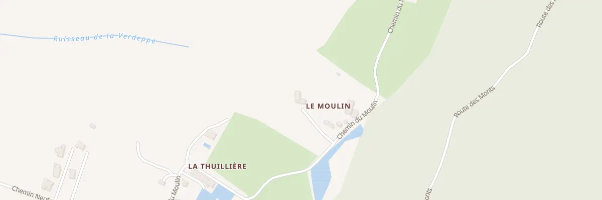 Plan du 580 Che du Moulin à La Rivière