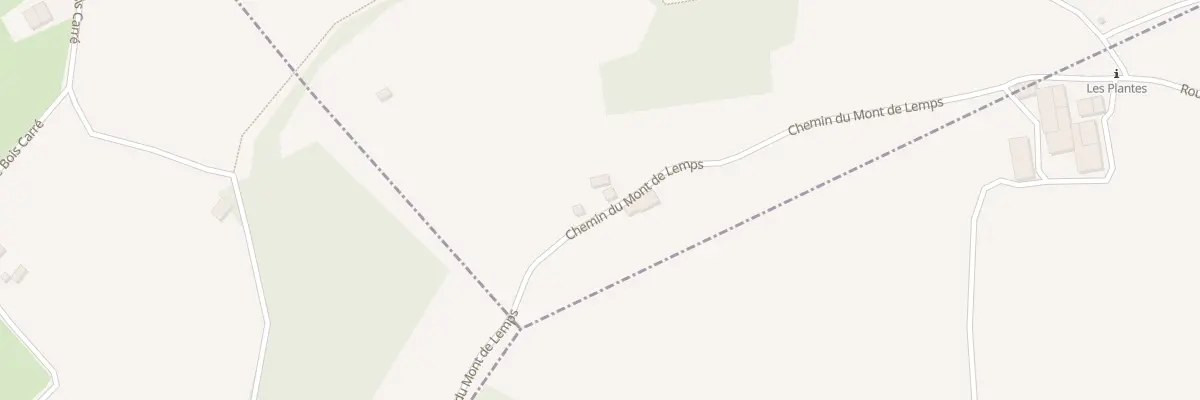 Plan du 76 Che du Mont de Lemps à Chassignieu