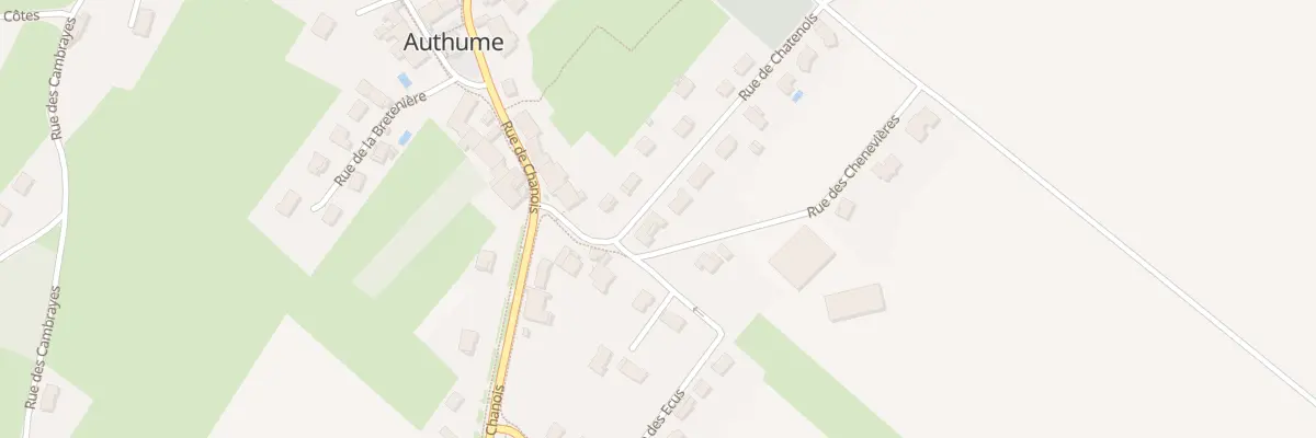 Plan du 14 Rue de Chatenois à Authume