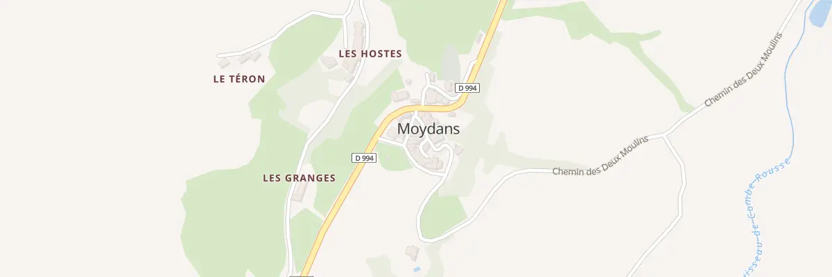 Plan du 5033 Le Village à Moydans