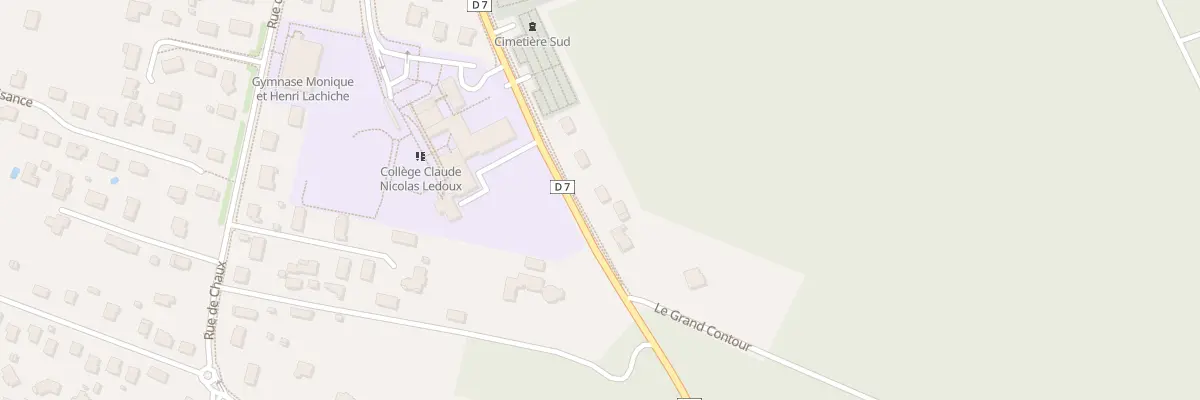 Plan du 156 Rue du Val d’Amour à Dole
