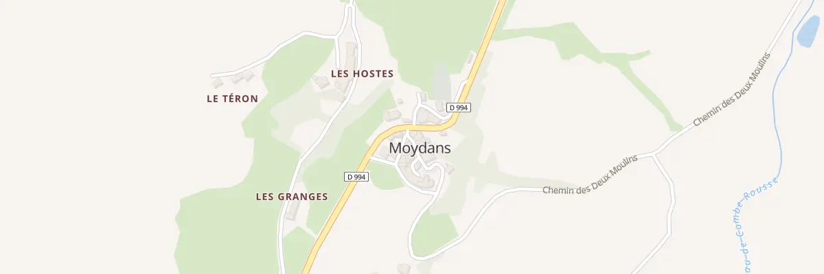 Plan du 5041 Le Village à Moydans