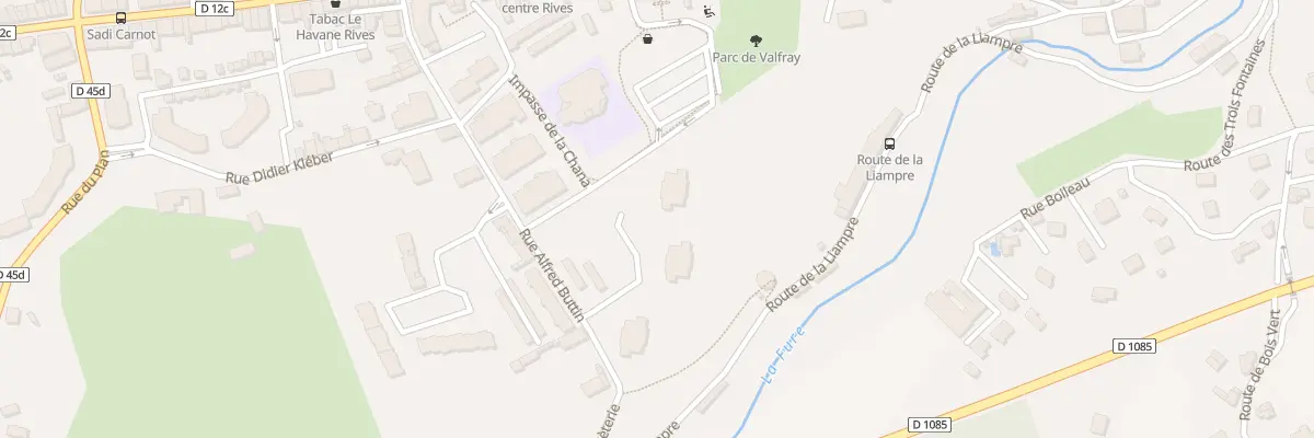 Plan du 295 Rue Alfred Buttin à Rives