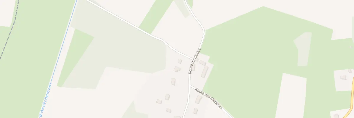 Plan du 395 Rte du Clodet au Bouchage