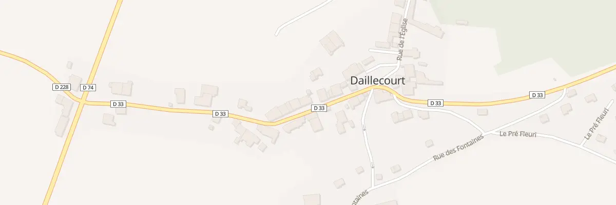 Plan du 16 Rue Saint Martin à Daillecourt