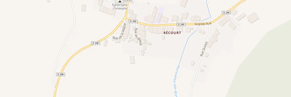 Plan du 5 Rue du Breuil A Recourt à Val-de-Meuse