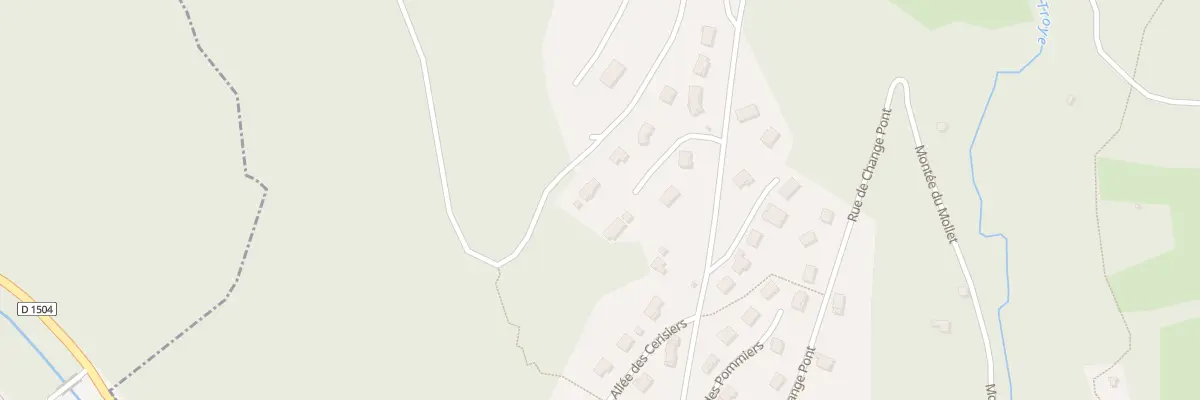 Plan du 7 All des Hauts de Champ Jupon à Tenay