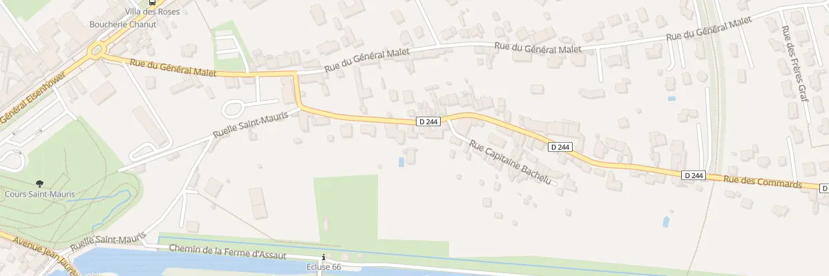 Plan du 15 Rue des Commards à Dole