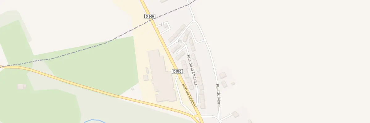 Plan du 13 Rue de la Muleau à Gondrecourt-le-Château