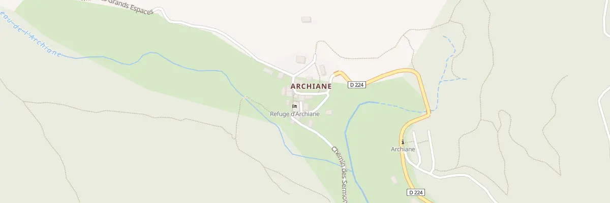 Plan du 7 Rte des Sources à Châtillon-en-Diois
