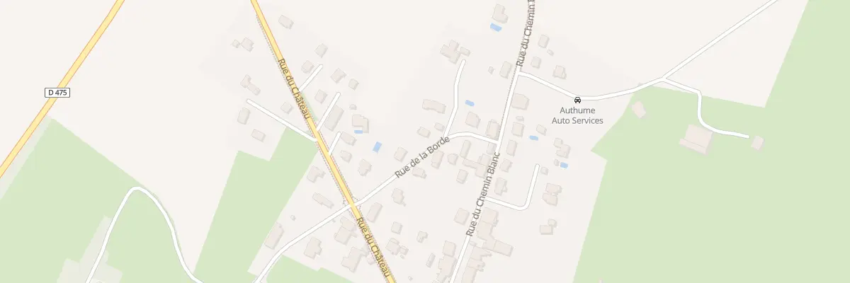 Plan du 3 Rue de la Borde à Authume