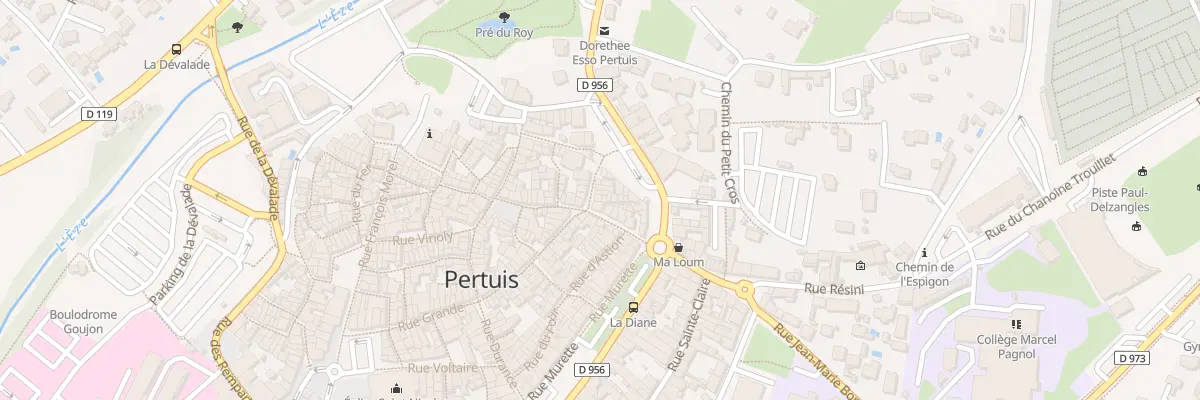 Plan du 10 Rue Basse à Pertuis
