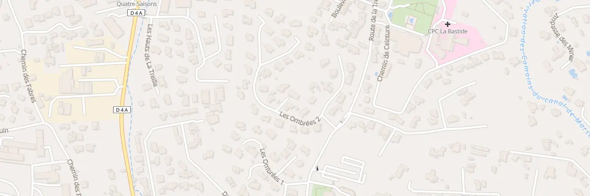 Plan du 5183F Rte de la Treille à Marseille 11e Arrondissement