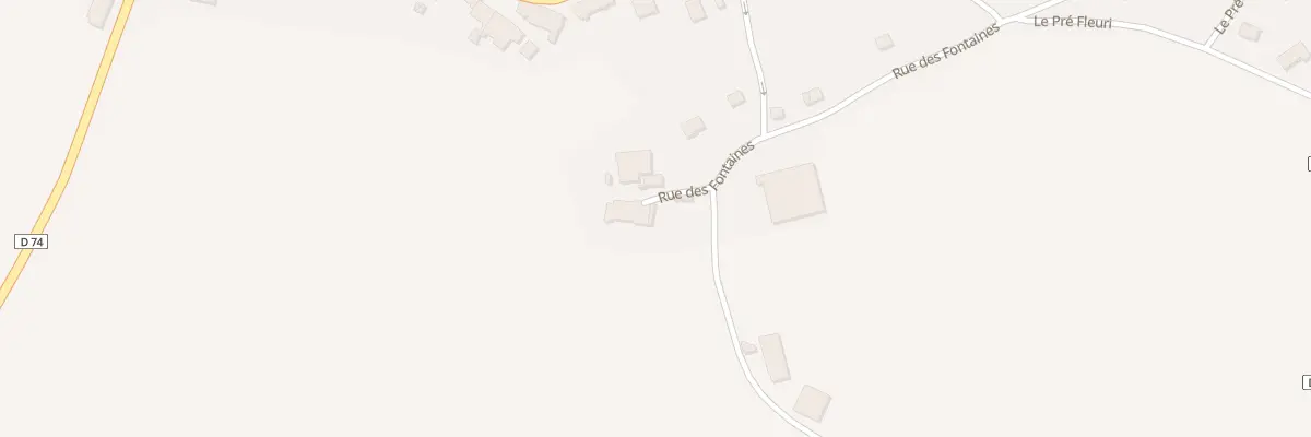 Plan du 15 Rue des Fontaines à Daillecourt