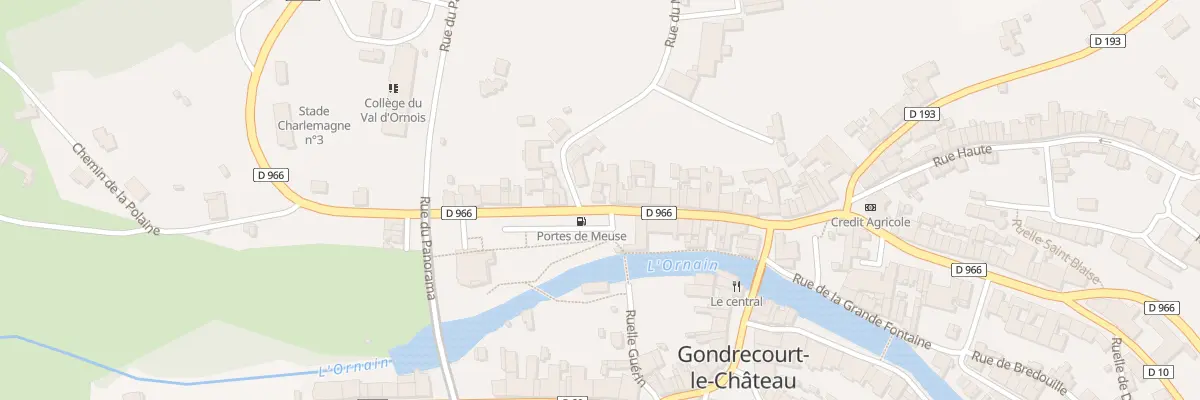 Plan du 26 Rue du Gen Leclerc à Gondrecourt-le-Château