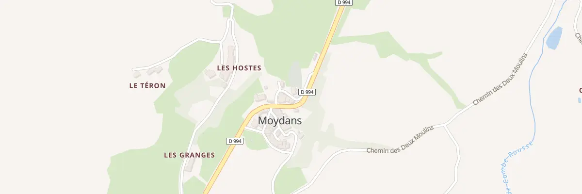 Plan du 5009 Le Village à Moydans
