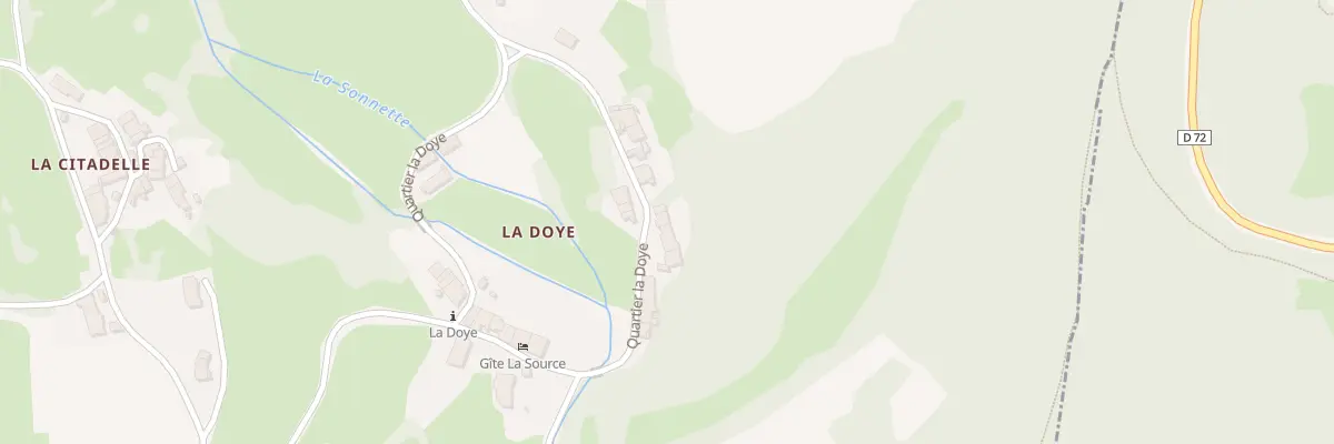Plan du 30 Qua la Doye à Val-Sonnette