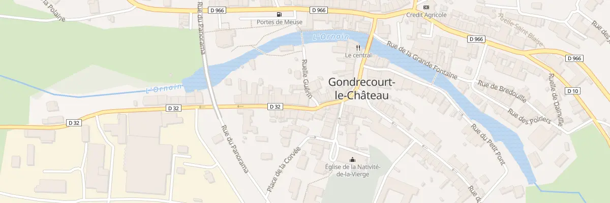 Plan du 14 Rue Armee Patton à Gondrecourt-le-Château
