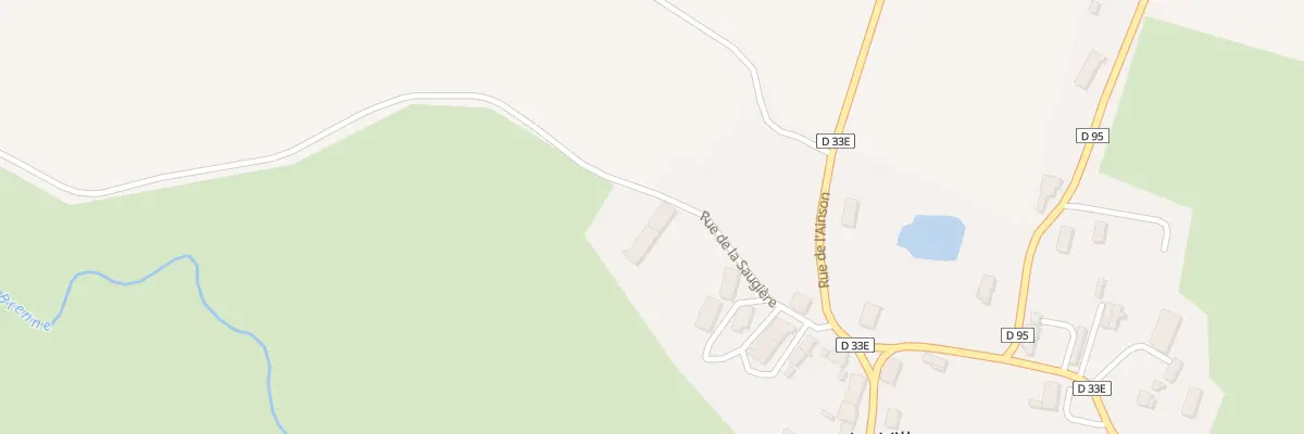 Plan du 13 Rue de la Saugière au Villey