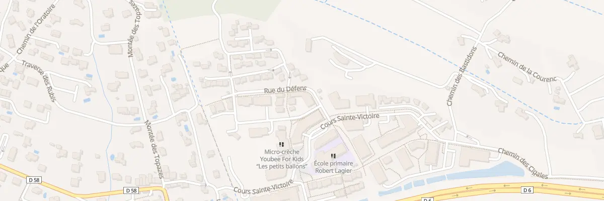 Plan du 6 Sen de la croix de Provence à Meyreuil