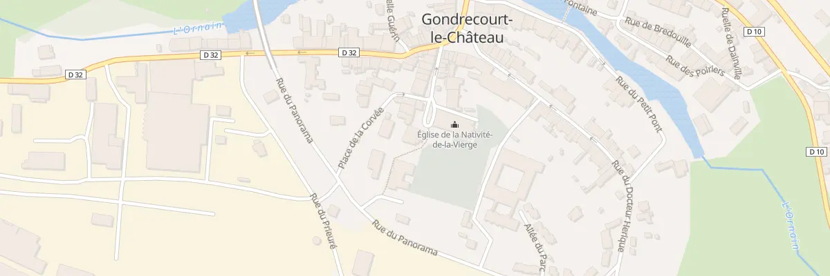 Plan du 6 Pl de l’Eglise à Gondrecourt-le-Château