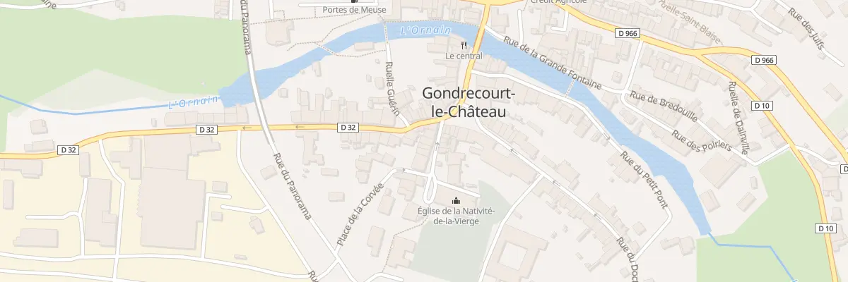 Plan du 4 Rue de l’Eglise A Gondrecourt à Gondrecourt-le-Château