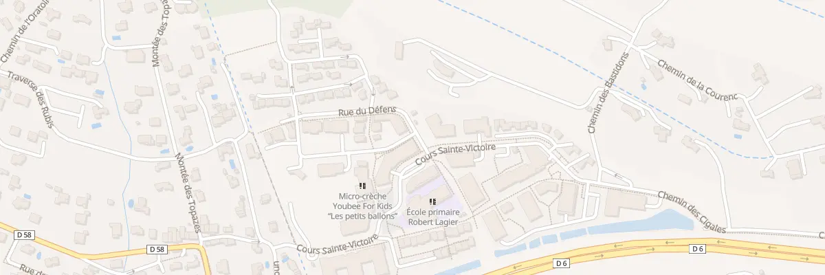 Plan du 1 Rue du pas de l’Escalette à Meyreuil