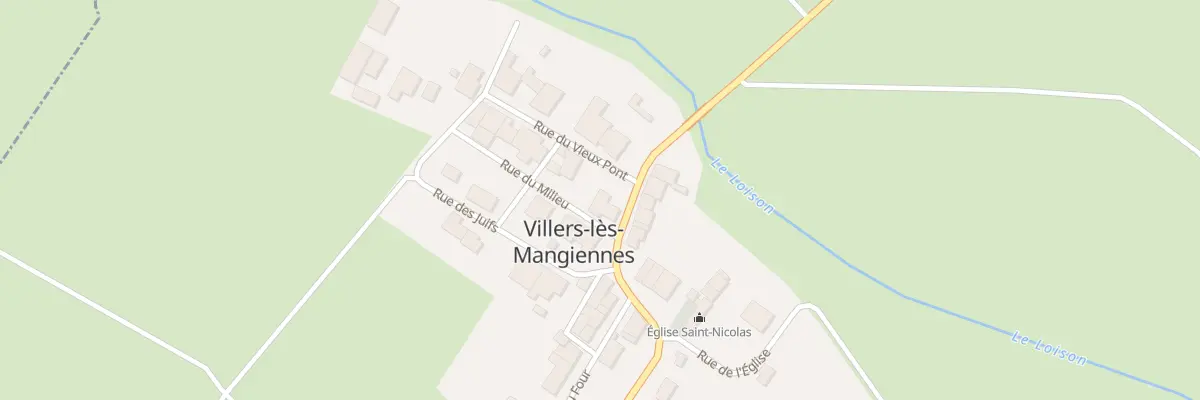 Plan du 2 Rue du Milieu à Villers-lès-Mangiennes
