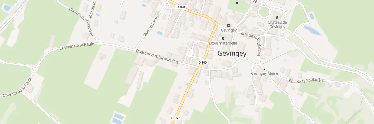 Plan du 7 Qua des Hirondelles à Gevingey