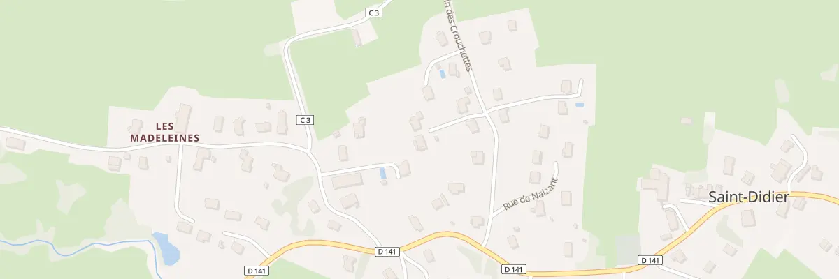 Plan du 157 Che des Crouchettes à Saint-Didier