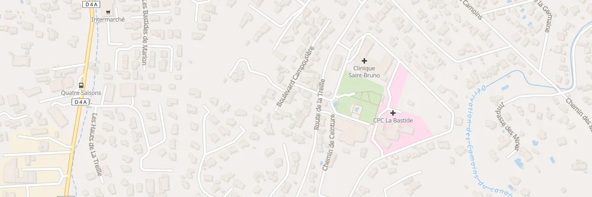 Plan du 49 Rte de la Treille à Marseille 11e Arrondissement