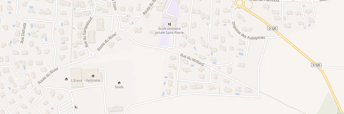 Plan du 180 Rue du Mollard à Apprieu