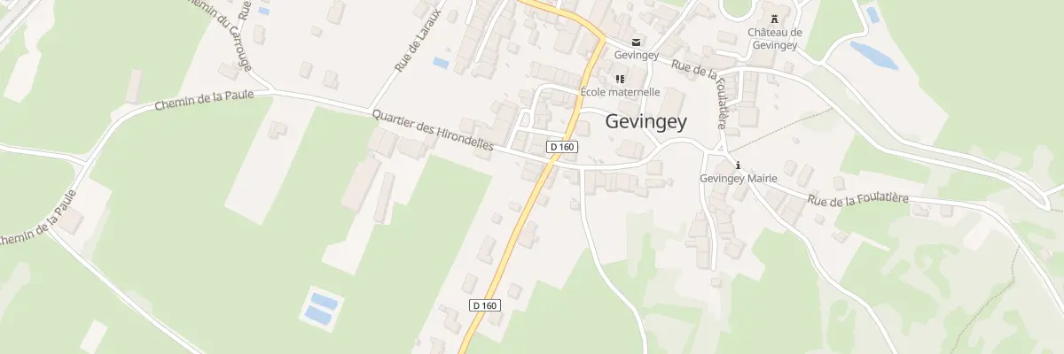 Plan du 5 Che de la Paule à Gevingey