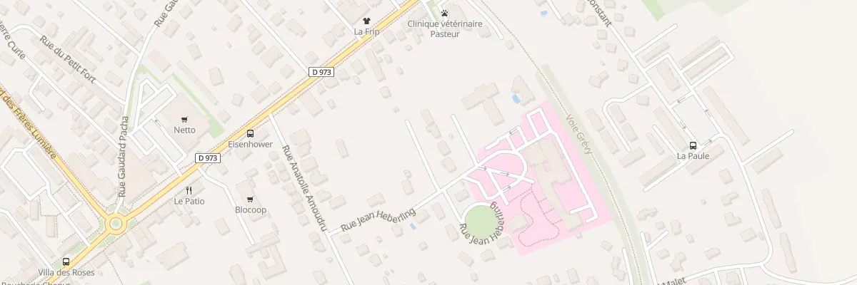Plan du 20 Rue Jean Heberling à Dole