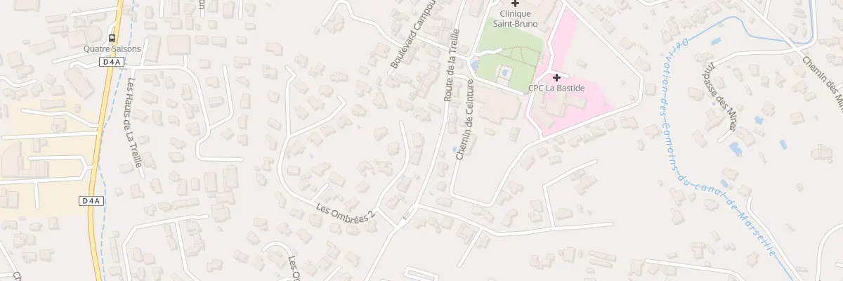 Plan du 5194F Rte de la Treille à Marseille 11e Arrondissement