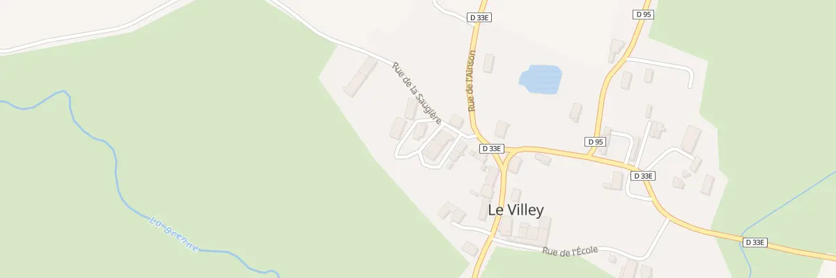 Plan du 7 Rue de la Saugière au Villey