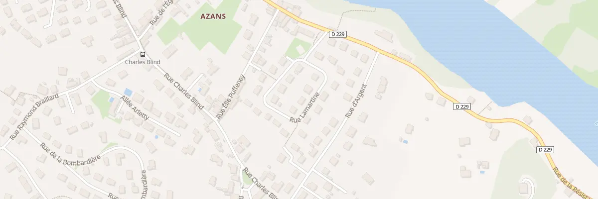 Plan du 11 Rue Lamartine à Azans à Dole