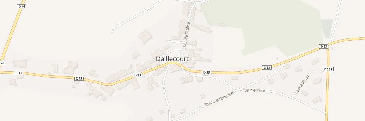 Plan du 1 Rte des Choiseul à Daillecourt