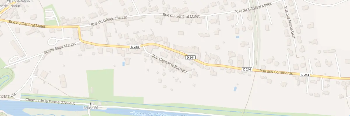Plan du 29 Rue des Commards à Dole