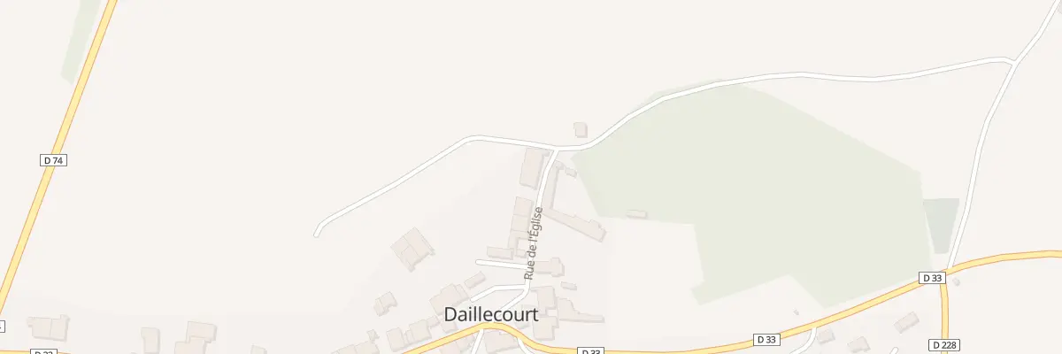 Plan du 15 Rue de l’Eglise à Daillecourt