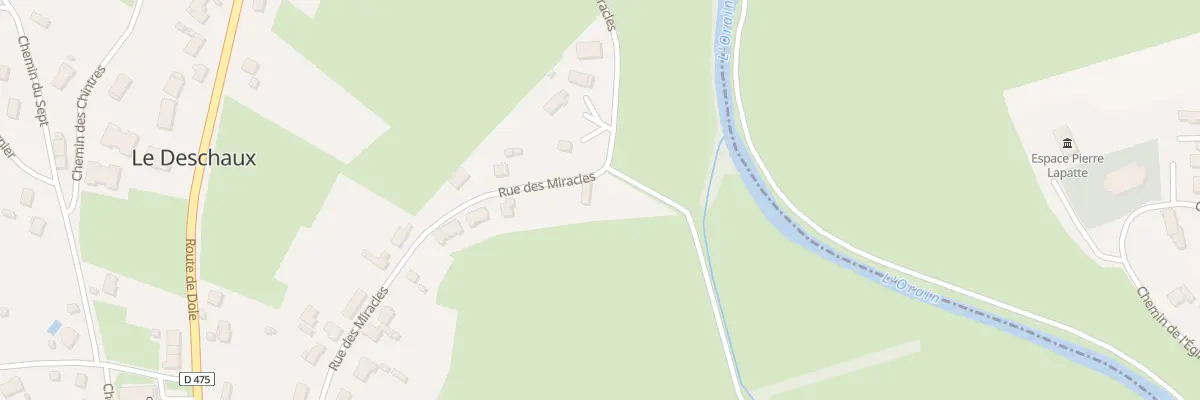 Plan du 25 Rue des Miracles au Deschaux