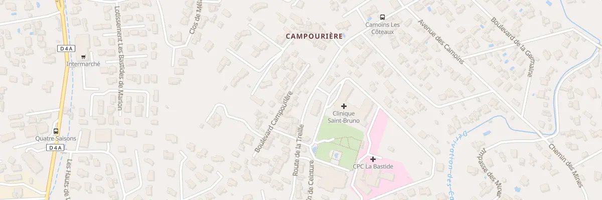 Plan du 65 Rte de la Treille à Marseille 11e Arrondissement