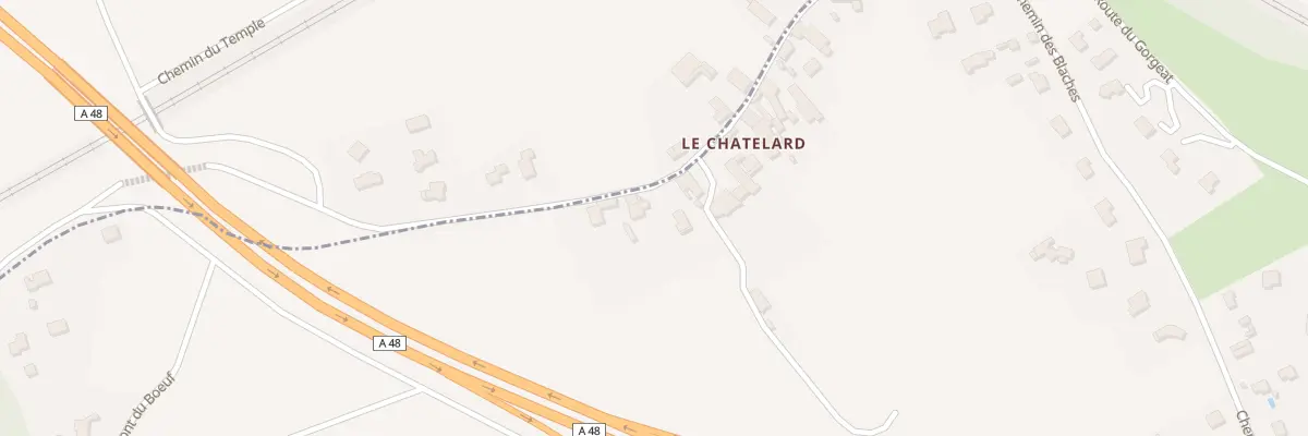 Plan du 1165 Rte du Chatelard à Réaumont