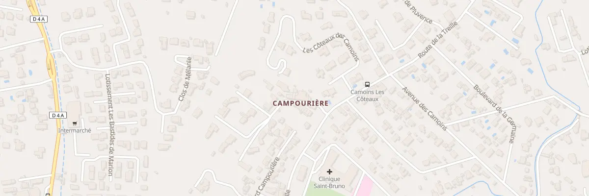Plan du 16 Imp Campourieres à Marseille 11e Arrondissement
