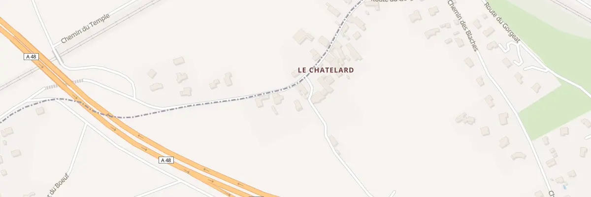 Plan du 5005A Le Chatellard à Réaumont