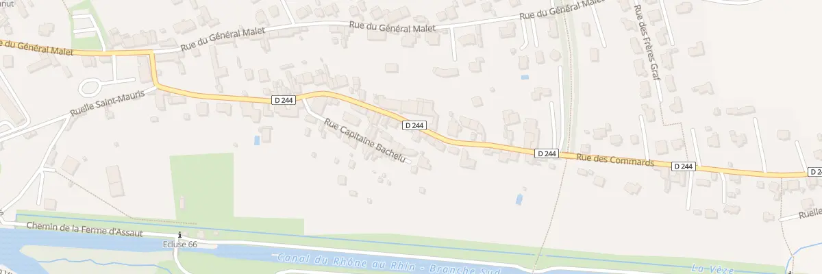 Plan du 35 Rue des Commards à Dole