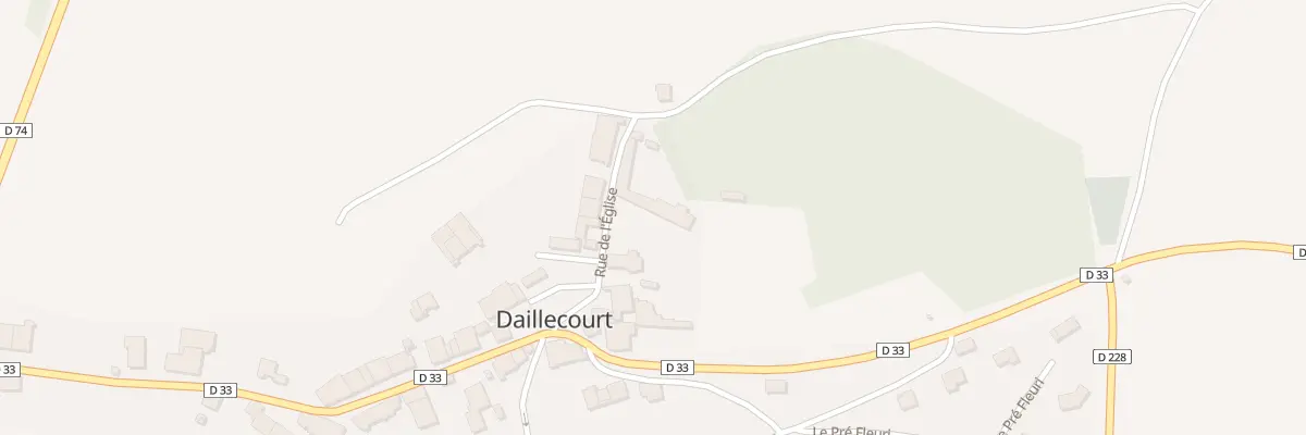 Plan du 6 Rue de l’Eglise à Daillecourt