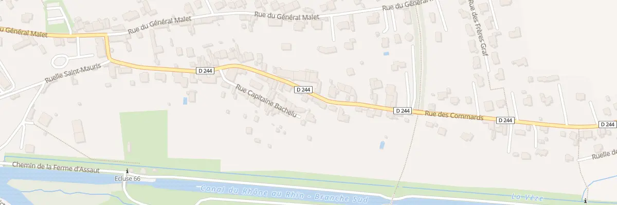 Plan du 37 Rue des Commards à Dole