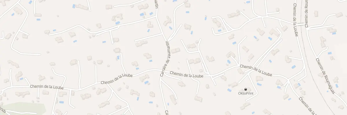 Plan du 1008 Che Carraire de Vaumartin à Meyrargues