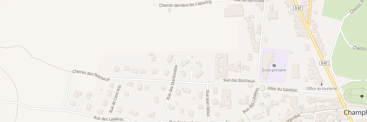 Plan du 4 Pl San Rafael à Champlitte